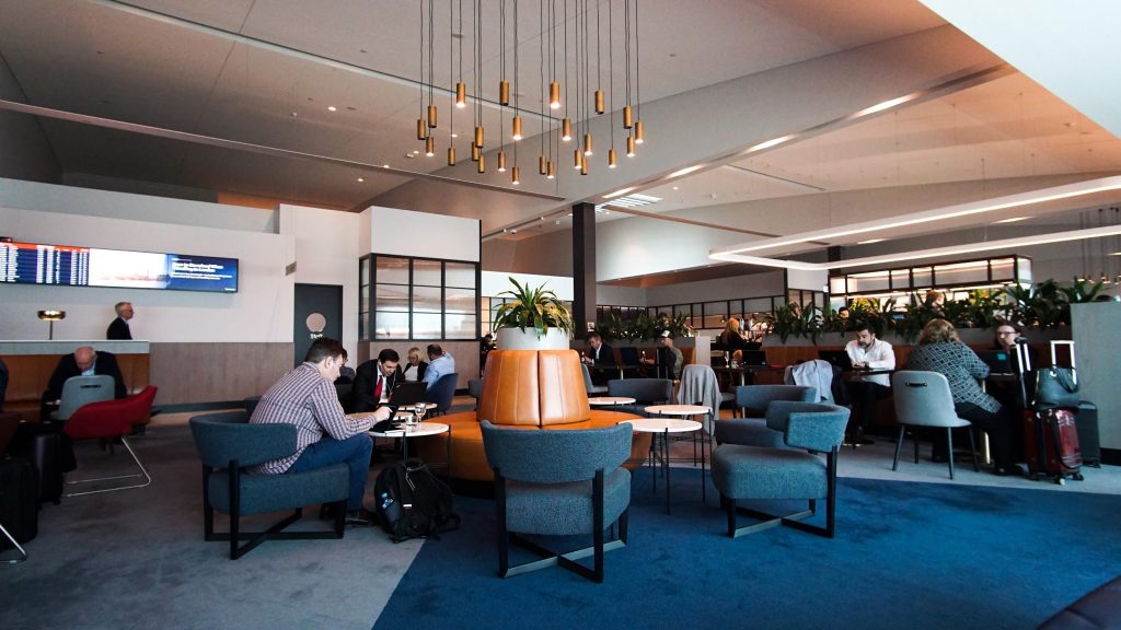Qantas Melbourne Domestic Business Lounge