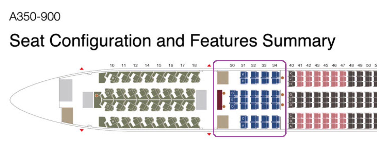 Seatguru seat map china airlines seat map china airlines airbus a350 900 se...