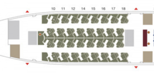 China Airlines A350 Business Class seat map