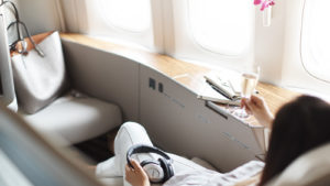 Cathay First Class B777