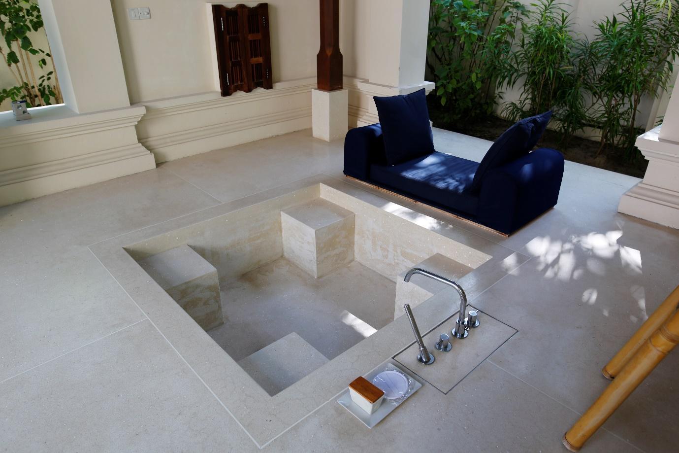 Conrad Rangali Maldives Beach Suite outdoor pavilions