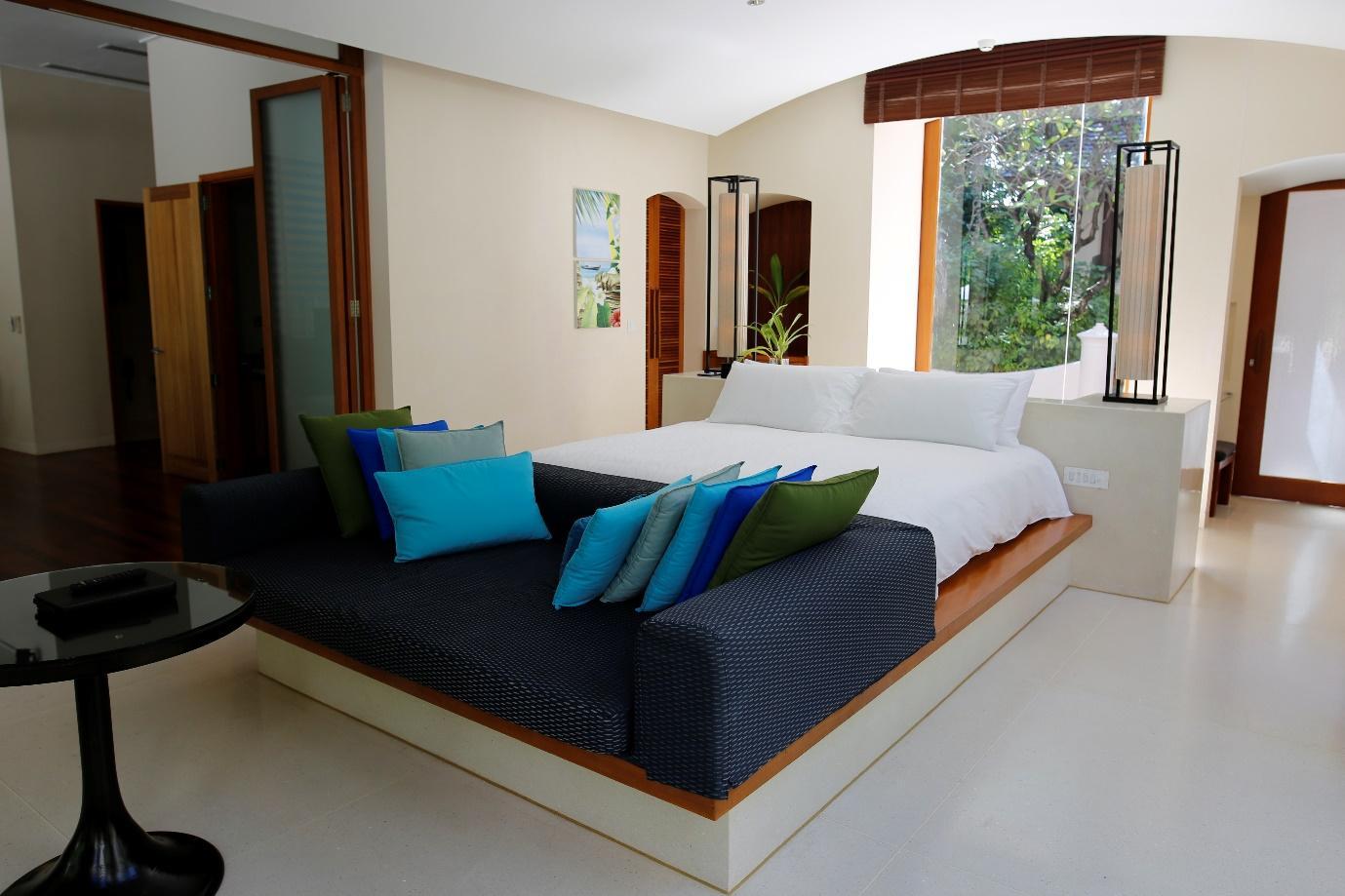 Conrad Rangali Maldives Beach Suite bedroom 1
