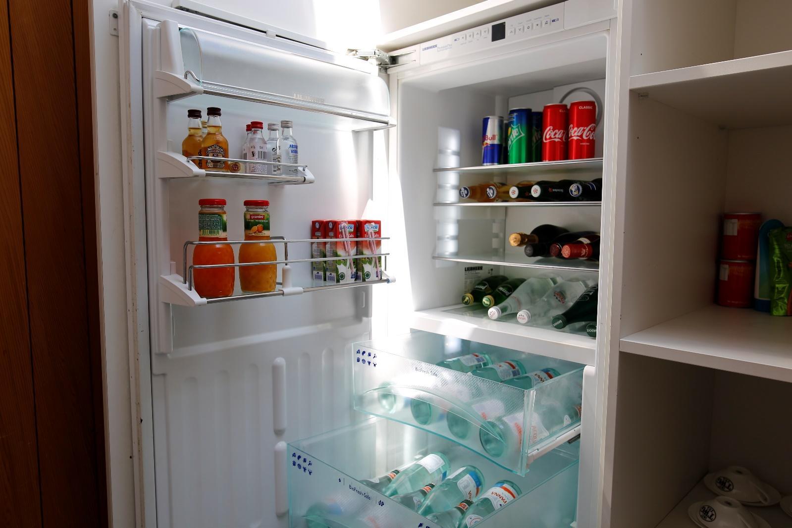 Conrad Rangali Maldives Sunset Water Villa fridge