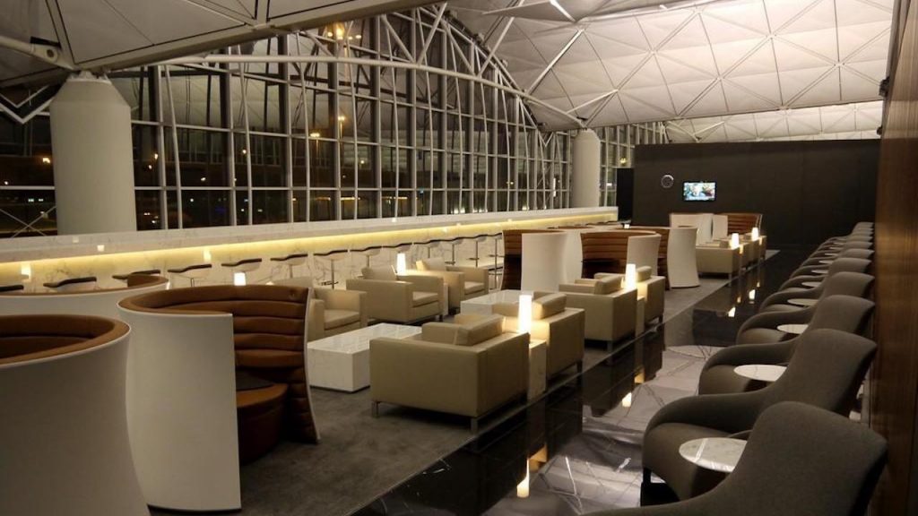 Cathay Pacific The Wing Business Class Lounge Hong Kong