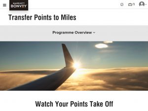 How to transfer Marriott Bonvoy points to frequent flyer partners