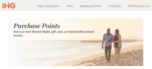How to buy IHG Points for hotel redemptions