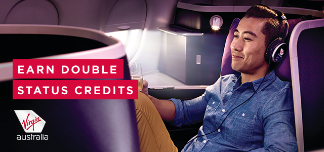 Virgin Australis double Status Credits