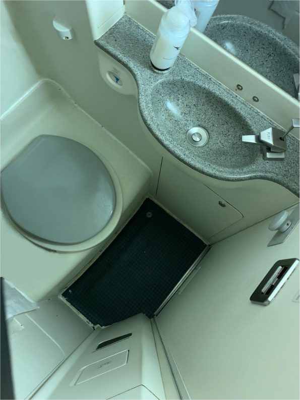 Qantaslink Dash-8-Q400 toilet