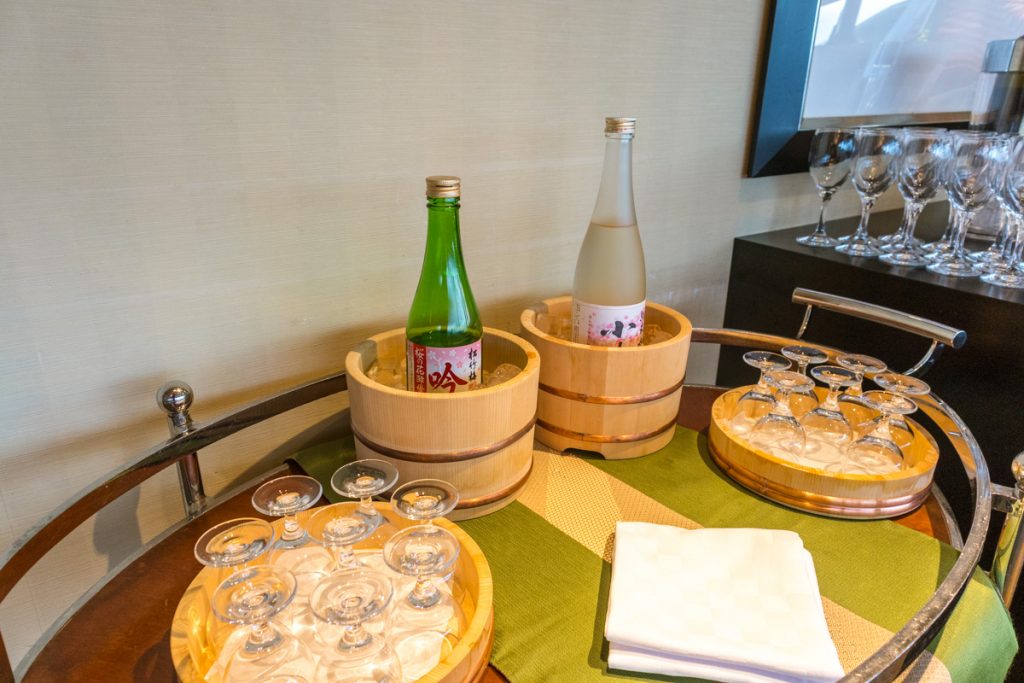 Westin Kyoto Miyako Club Lounge drinks