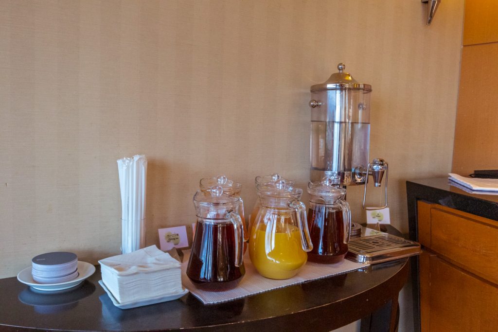 Westin Kyoto Miyako Club Lounge drinks