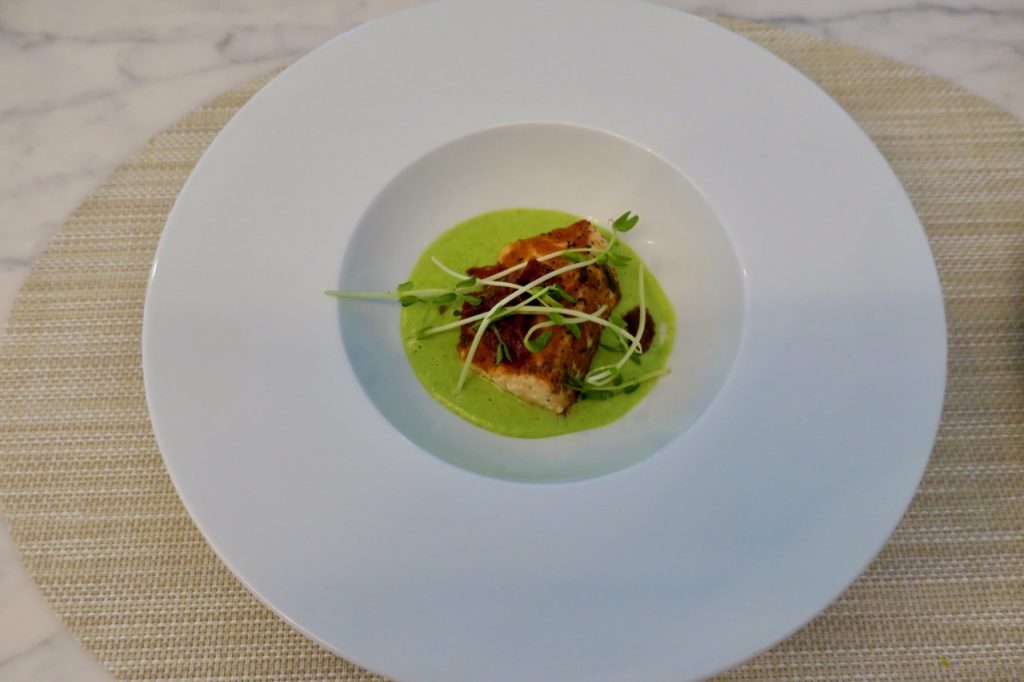United Polaris Lounge SFO food