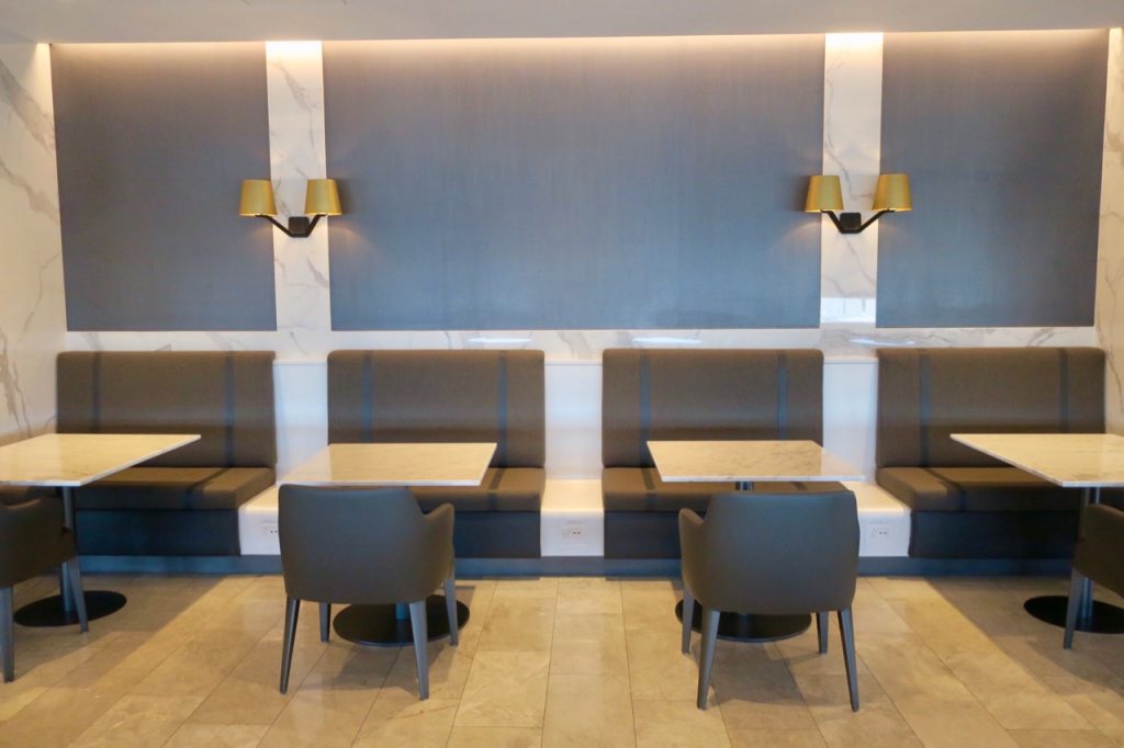 United Polaris Lounge SFO seating