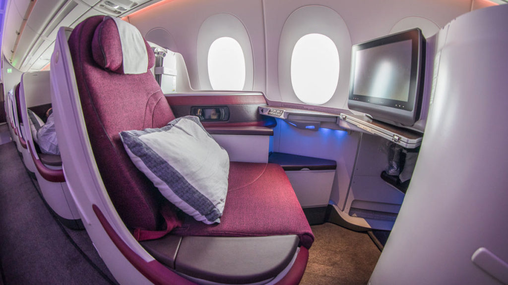 Qatar A350 Business Class