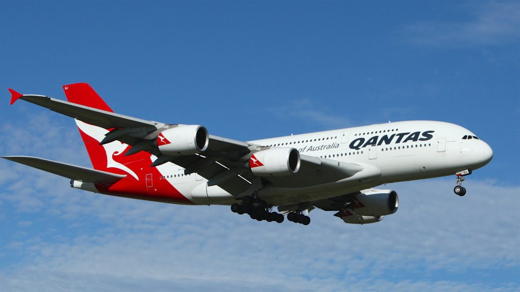 Qantas A380 midflight