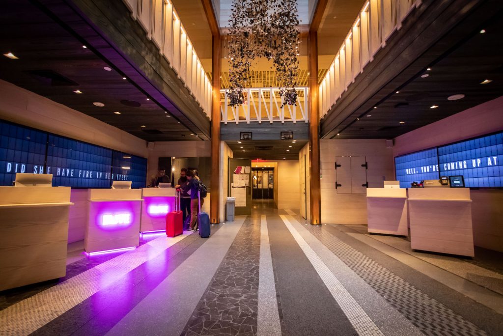 Moxy New York Times Square lobby