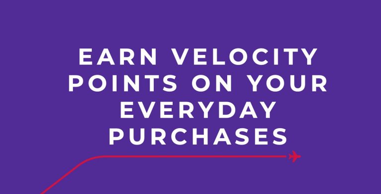Earning Velocity points on everyday purchases