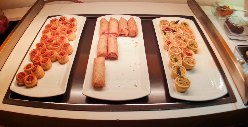 Novotel Century Hong Kong Premier Club lounge food
