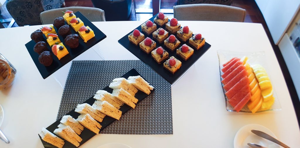 Novotel Century Hong Kong Premier Club Lounge food