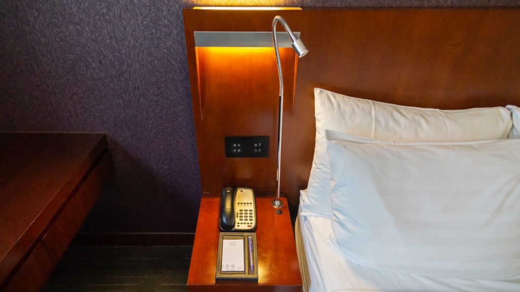 Novotel Century Hong Kong Executive Premier Room bedside table