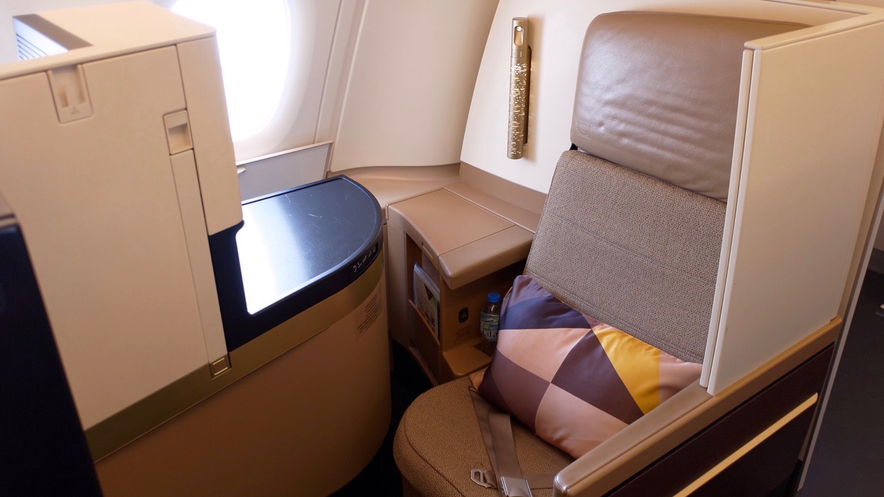 Etihad A380 Business Class