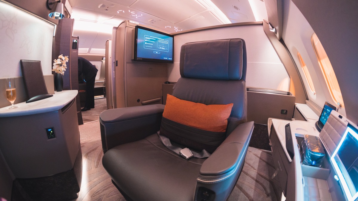 Singapore Airlines A380 First Class Suite