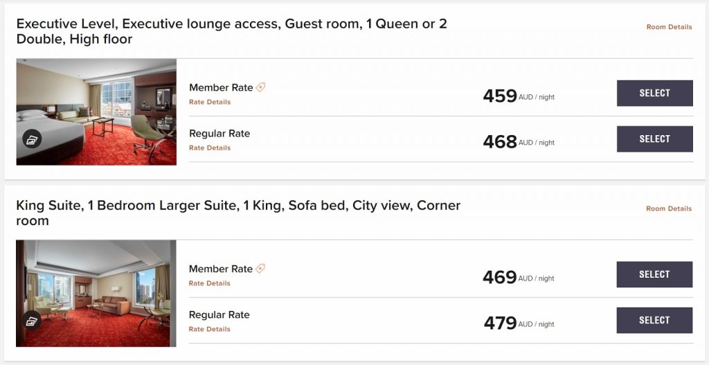 Marriott Melbourne Rates
