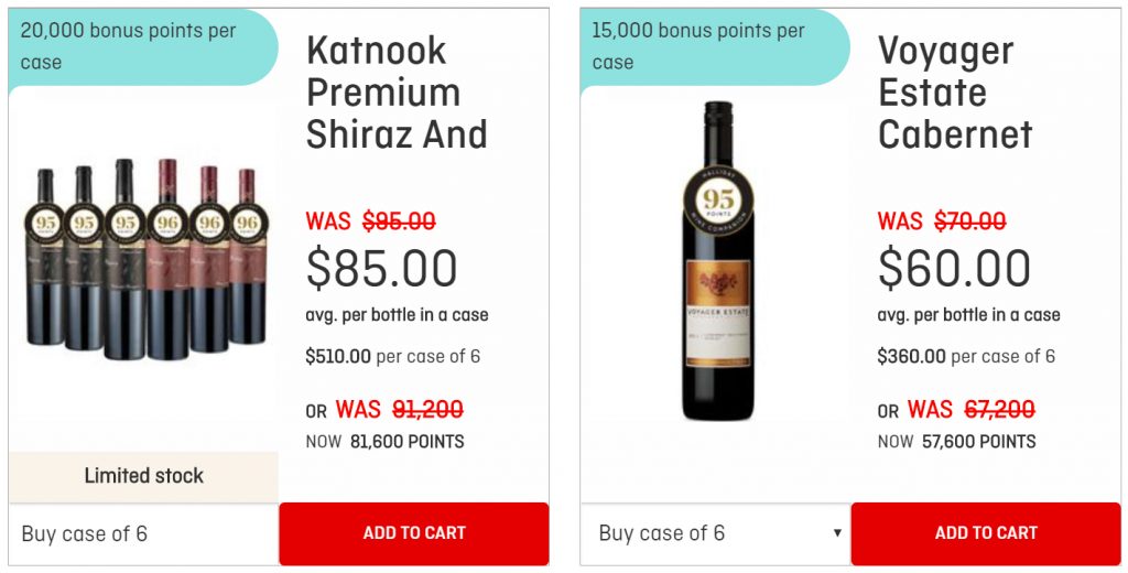 Earning Qantas Points - Qantas Wine