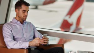 Qantas Business Rewards stock photo