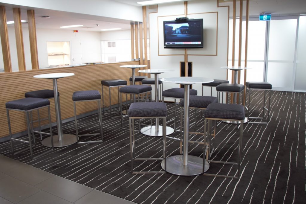 12 Qantas Lounge Mackay bar stool seating area
