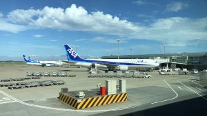 ANA planes at Tokyo Haneda