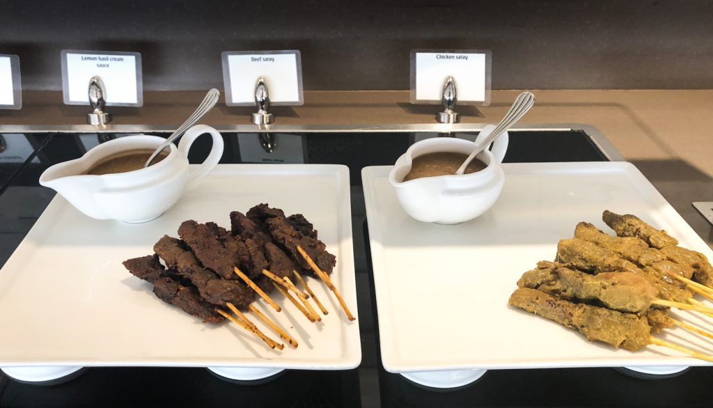 Emirates Lounge Singapore food