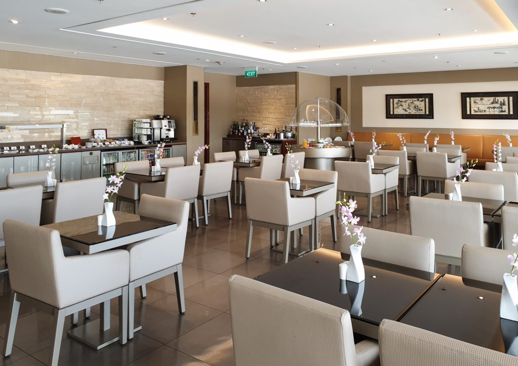 Emirates Lounge Singapore seating