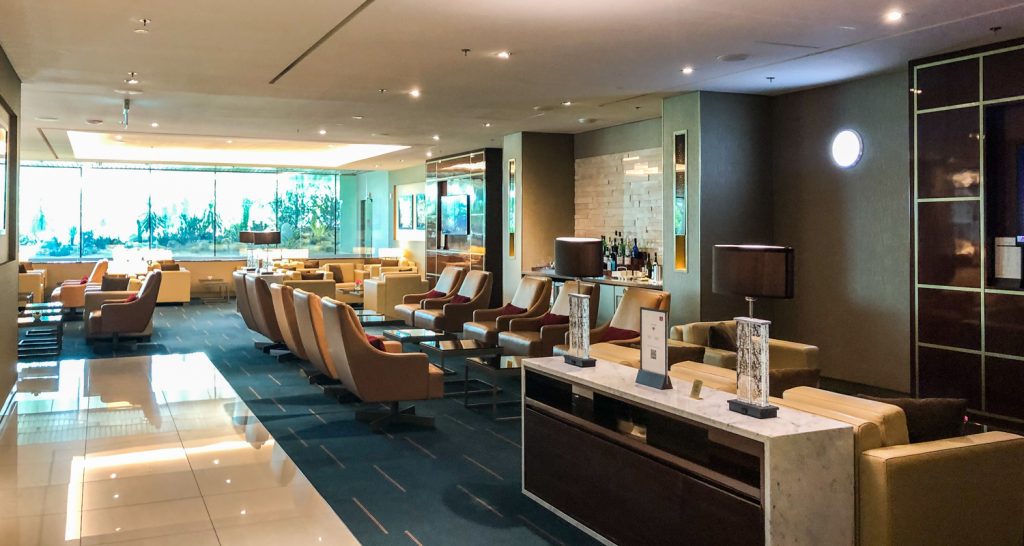 Emirates Lounge Singapore seating