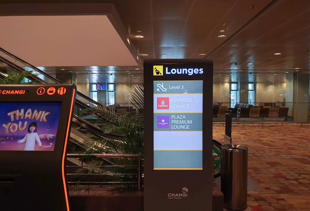 Emirates Lounge Singapore location