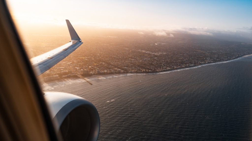 Qantas Economy view