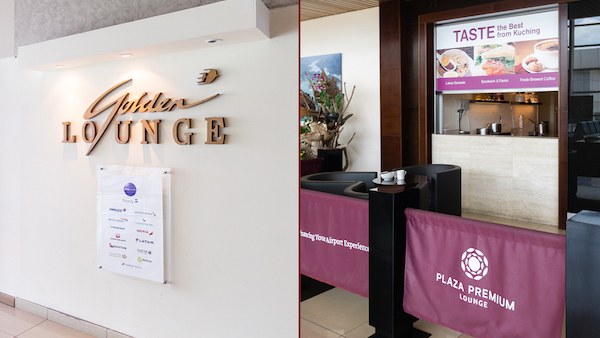 Malaysia Airlines and Plaza Premium Lounge Kuching