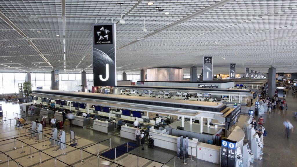 Star Alliance Check in counters