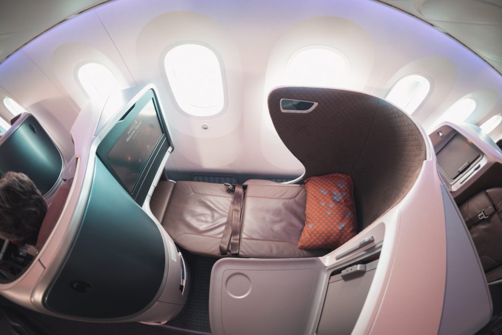 Singapore Airlines 787-10 Business Class seat