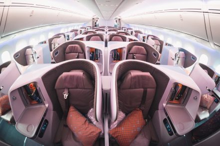 Singapore Airlines Boeing 787-10 Regional Business Class overview