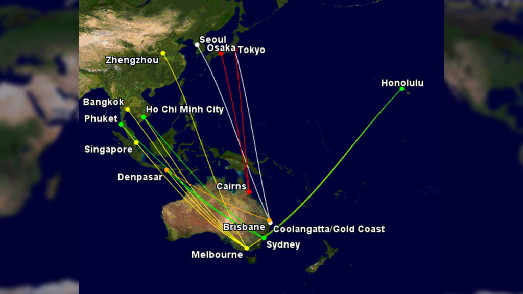 Jetstar 787 Destinations