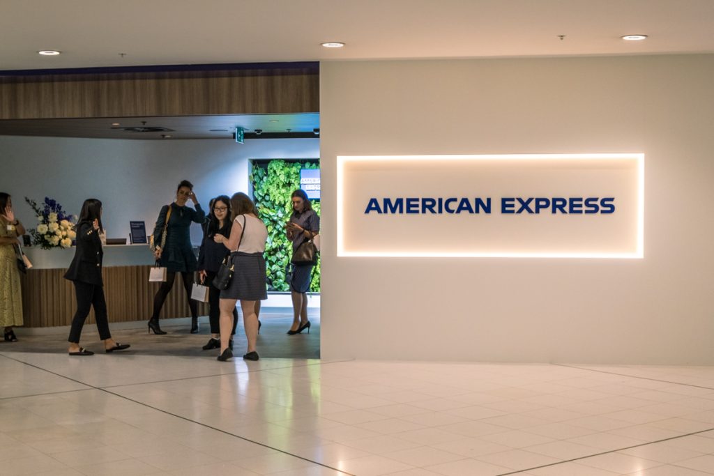 New American Express Lounge Sydney entrance