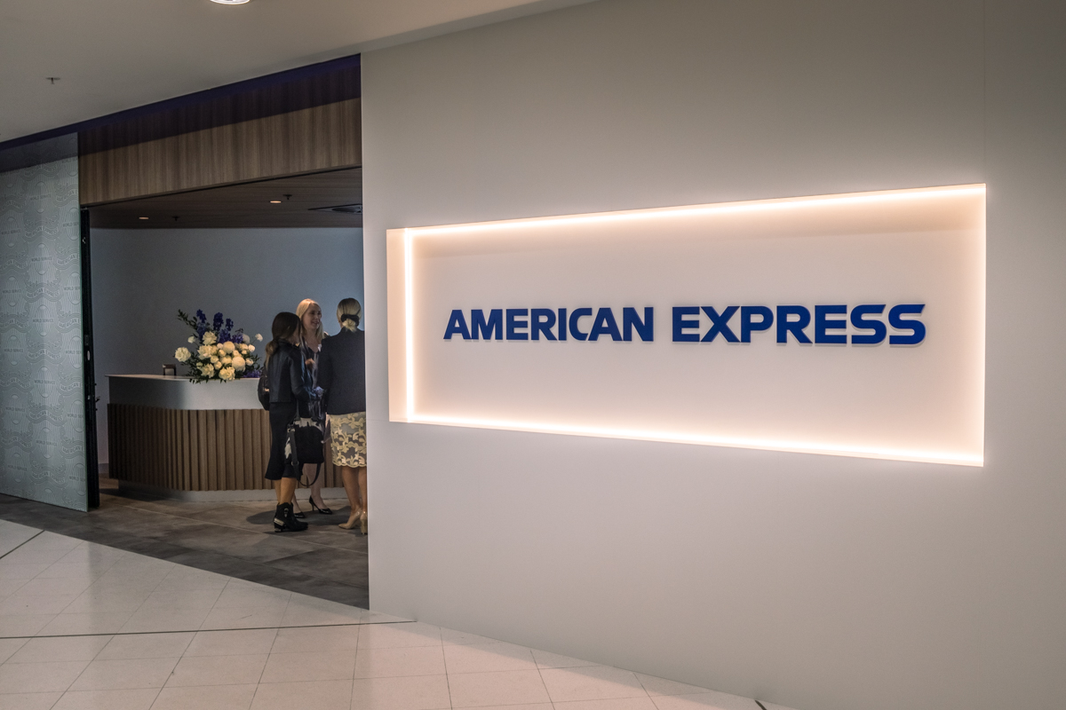 New American Express Lounge Sydney entrance