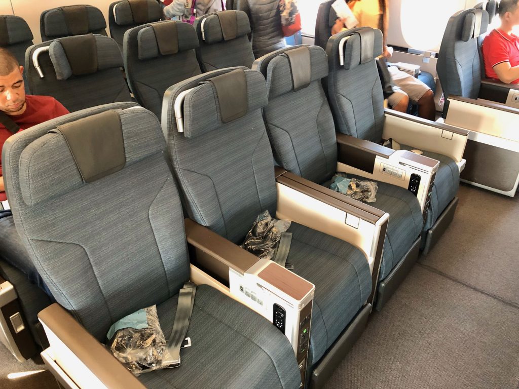 Cathay Pacific A350 Premium Economy Class seats