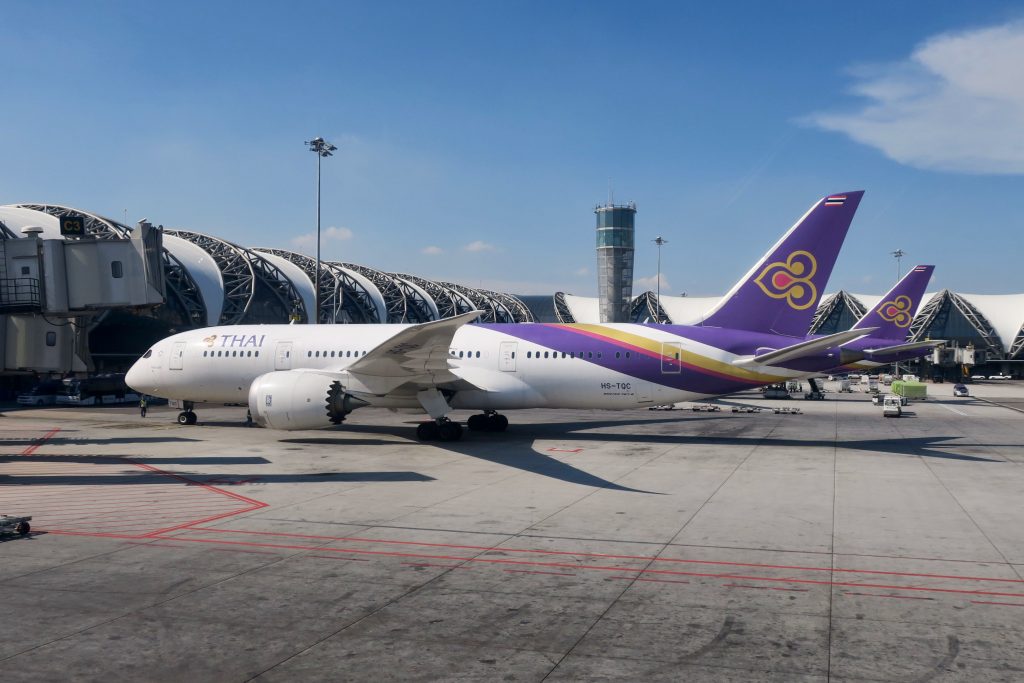 THAI planes on tarmac