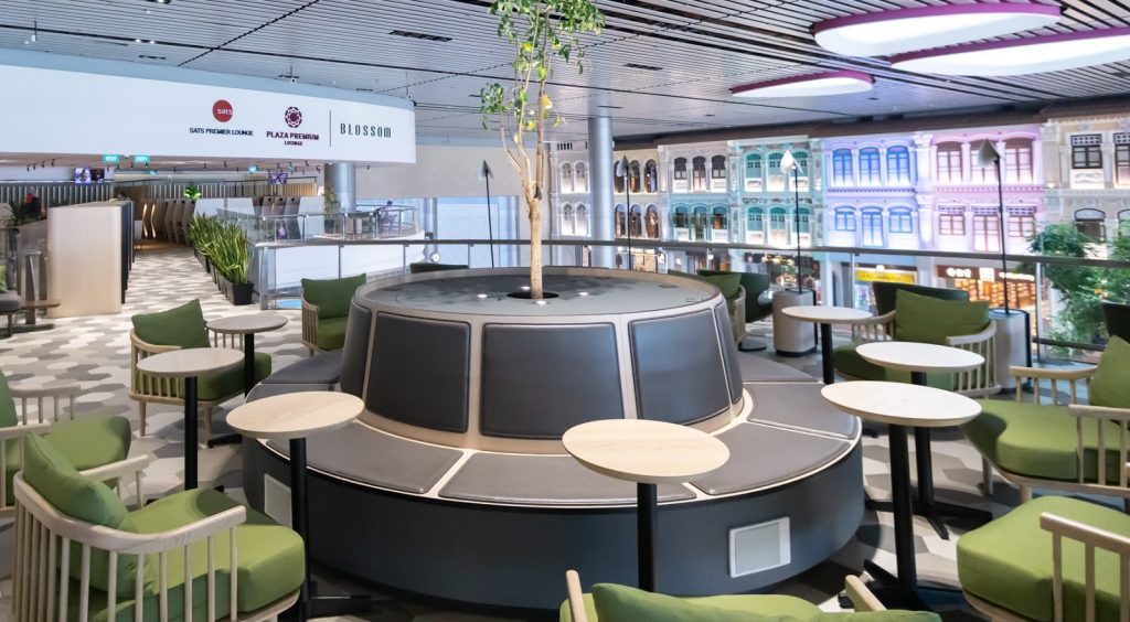 The Blossom Lounge Changi Airport Singapore