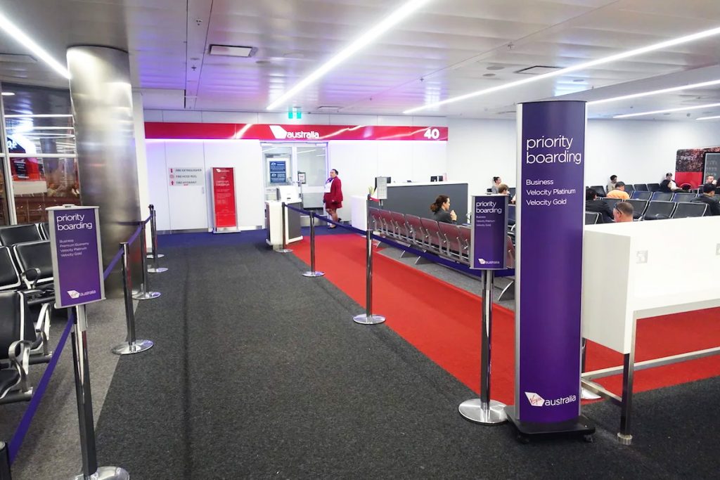  pic of boarding gate virgin australia