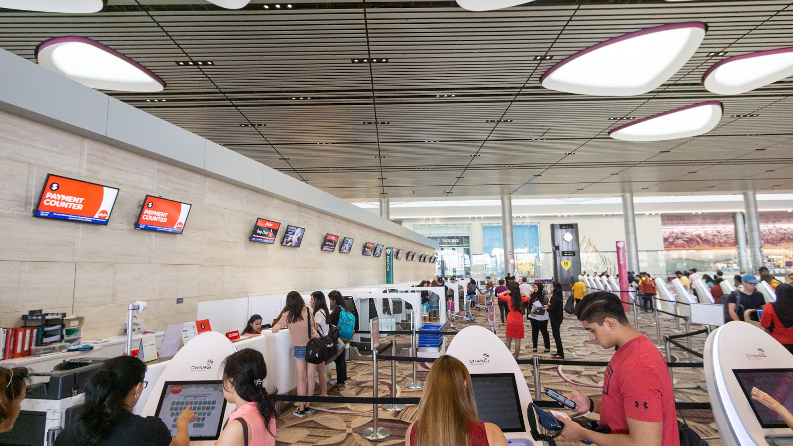 Terminal 4 Check-In at Changi Airport