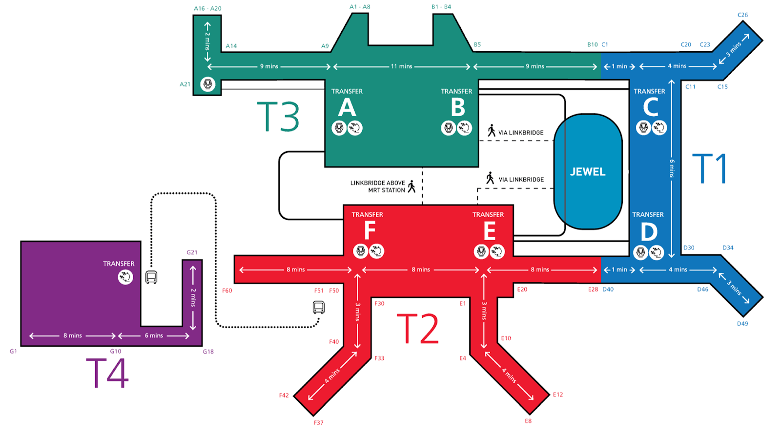Changi Airport 2 Map 