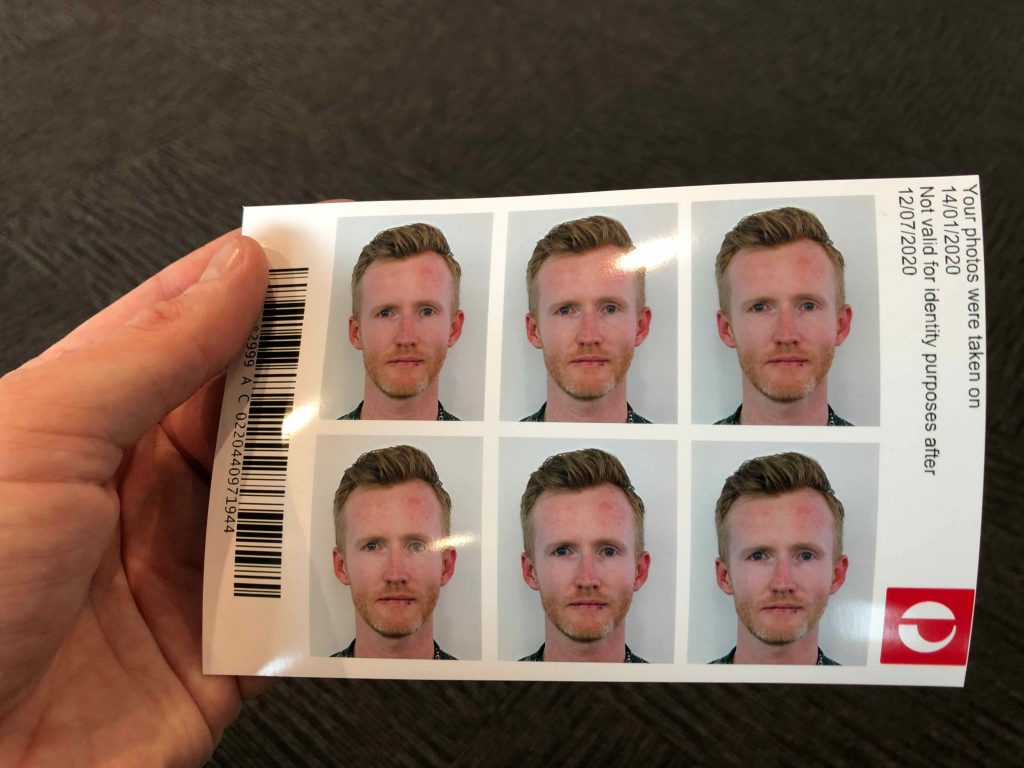 Matt's passport photo