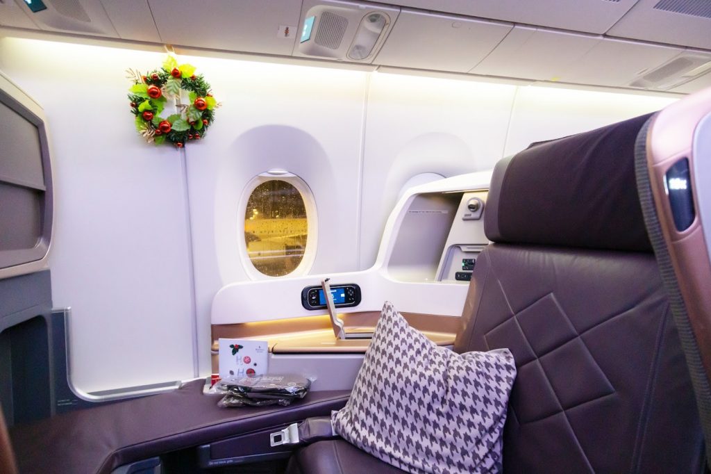 Singapore Airlines A350 Business Class - BNE-SIN seat